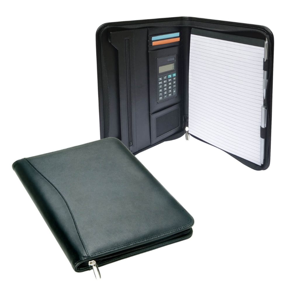 WINDSOR A4 Zip Compendium with Calculator-1117