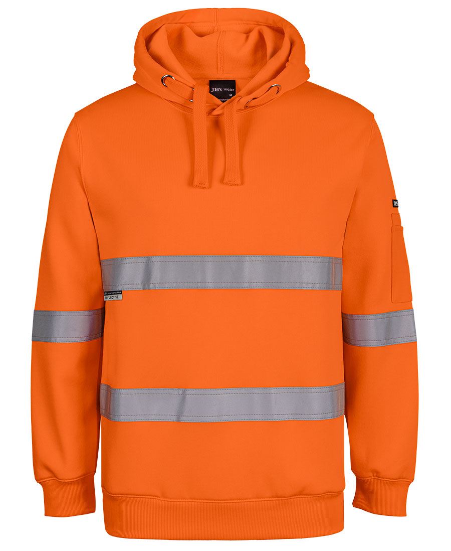 HI VIS (D+N) Pull Over Hoodie-6DPOH*