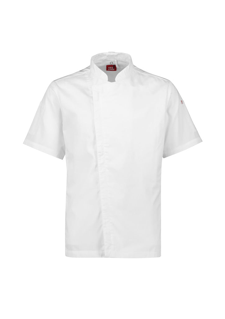 CHEF Jacket Alfresco Short Sleeve Mens-CH330MS