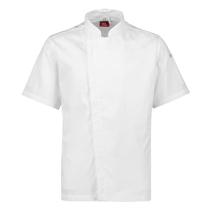 CHEF Alfresco Short Sleeve Jacket Mens-CH330MS*