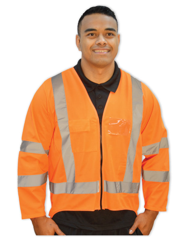 Hi Viz Long Sleeve Safety Vest