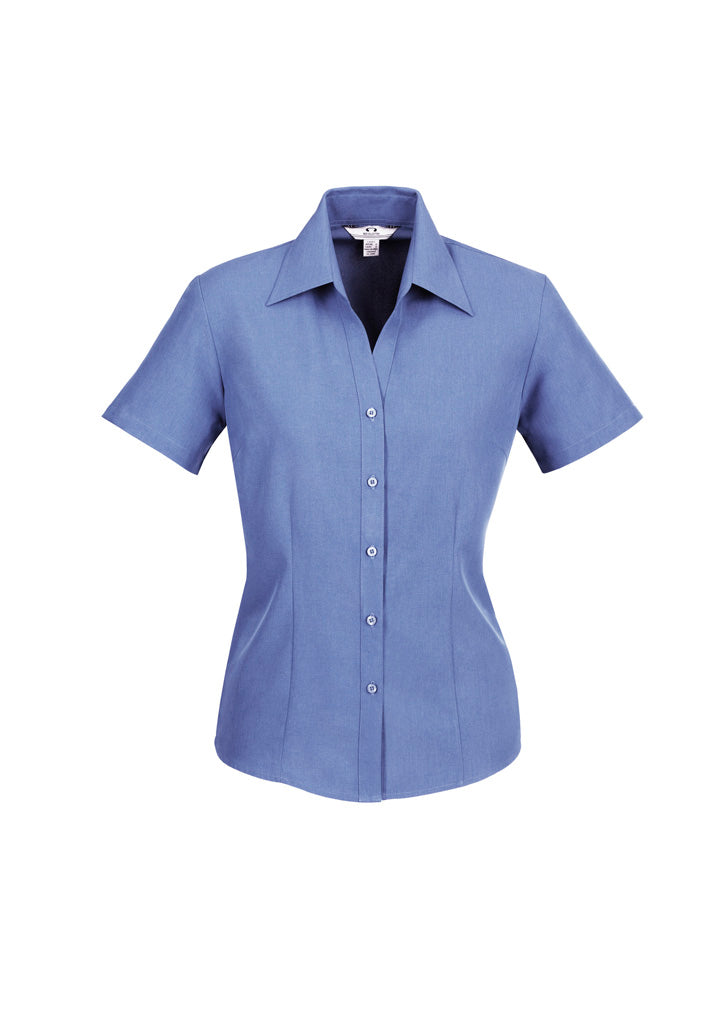 Womens Oasis Short Sleeve Shirt-LB3601