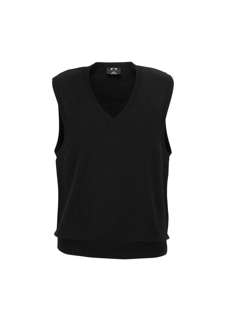Womens V-Neck Knit Vest-LV3504