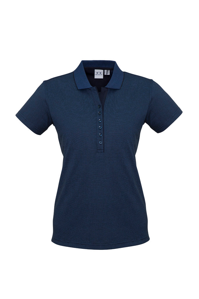 Womens Shadow Short Sleeve Polo-P501LS