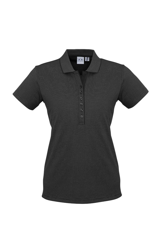 Womens Shadow Short Sleeve Polo-P501LS
