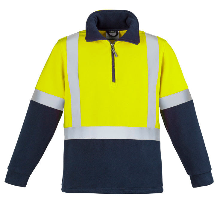 HI VIS Polar Fleece Pullover - Shoulder Taped Unisex-ZT462*