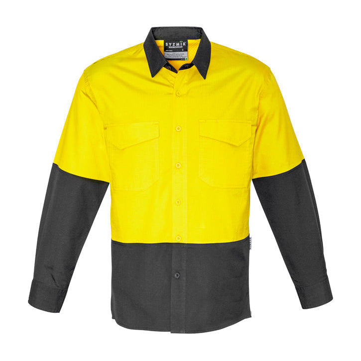 RUGGED Cooling Hi Vis Long Sleeve Shirt Mens-ZW128*