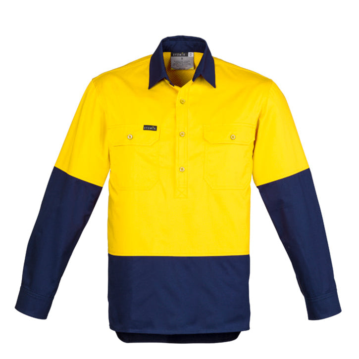 CLOSED FRONT Long Sleeve Shirt Mens-ZW560*