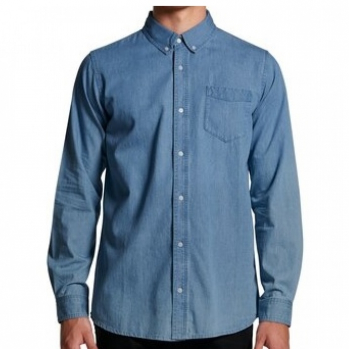 5409 Denim Blue Shirt Mens