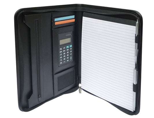 Windsor A4 Zip Compendium with Calculator