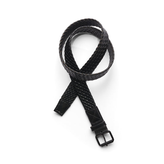 BRAIDED LEATHER BELT