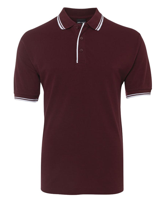 JB's CONTRAST POLO /WHITE