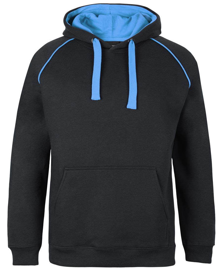 JB's CONTRAST FLEECY HOODIE