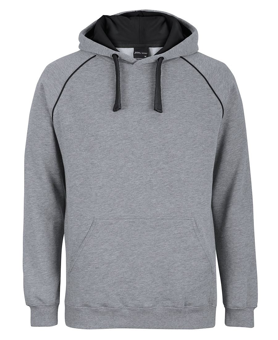 JB's CONTRAST FLEECY HOODIE