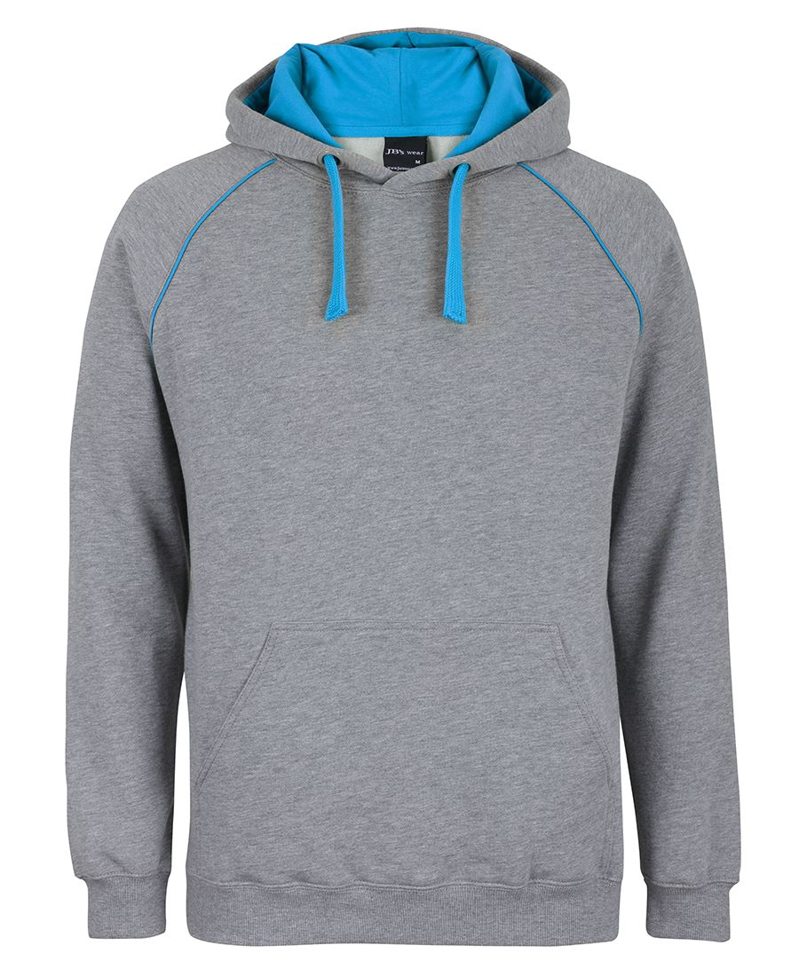 CONTRAST Fleecy Hoodie Adults-3CFH