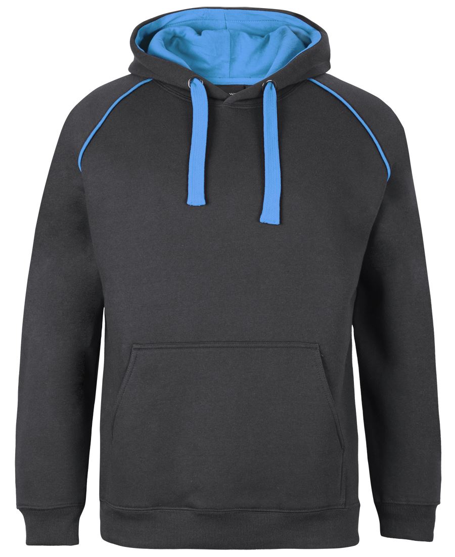 CONTRAST Fleecy Hoodie Adults-3CFH