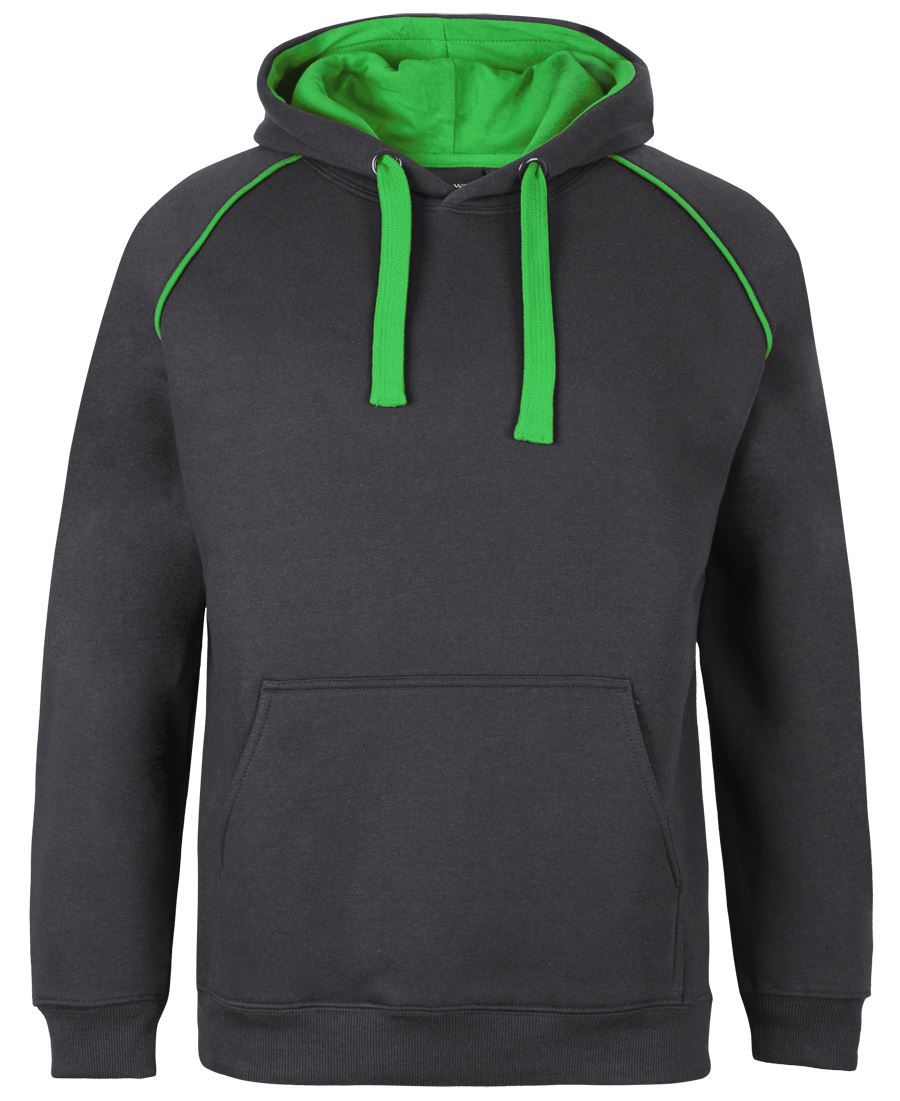 CONTRAST Fleecy Hoodie Adults-3CFH