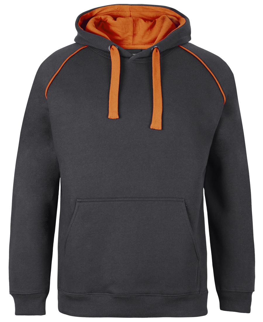 CONTRAST Fleecy Hoodie Adults-3CFH