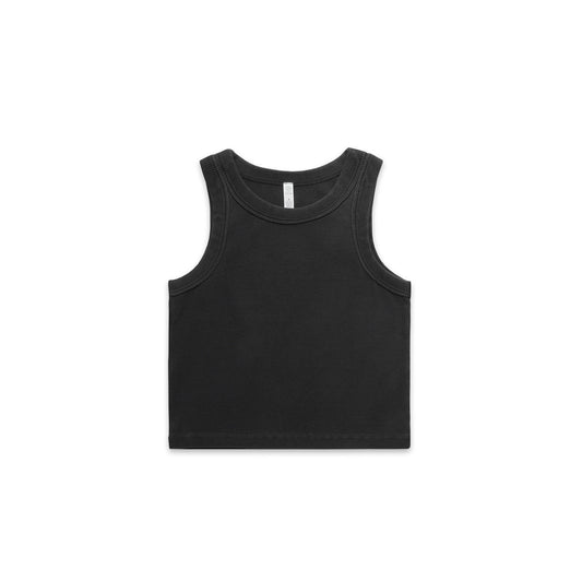 WOS FADED ORGANIC RIB CROP TANK