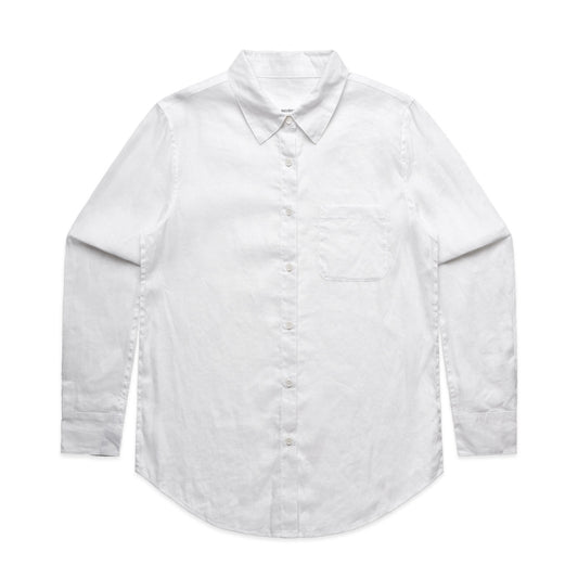 WO'S LINEN LONG SLEEVE SHIRT
