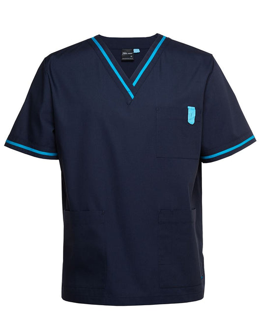 CONTRAST Scrubs Top Unisex-4SCT