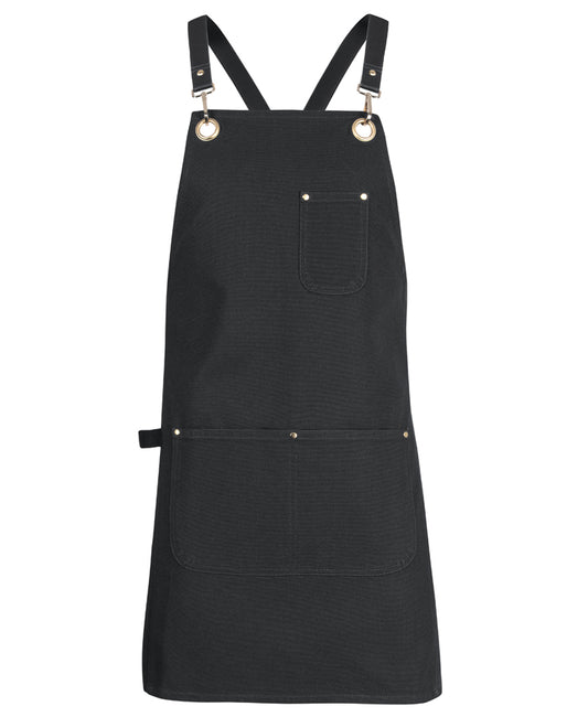 65x75 BRASS Eyelet Canvas Apron with PU Strap-5ACBP