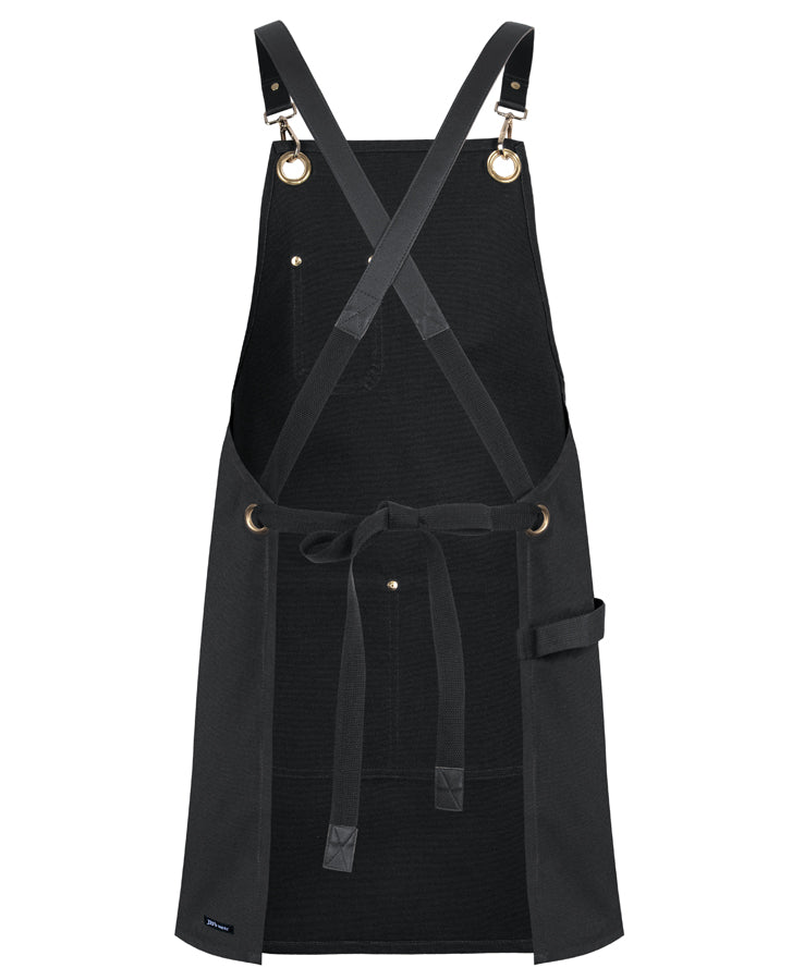 65x75 BRASS Eyelet Canvas Apron with PU Strap-5ACBP