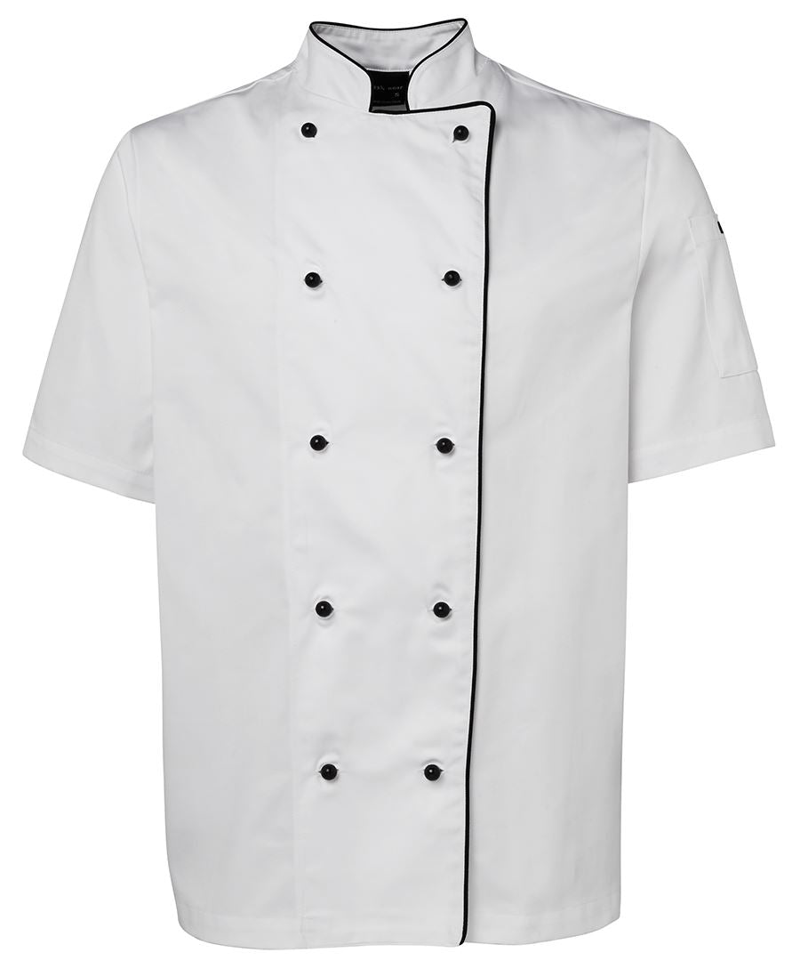JB's S/S CHEFS JACKET WHITE/