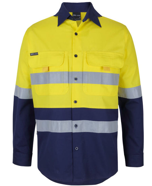 HI VIS (D+N) Ripstop L/S Fishing Shirt-6DNRL*