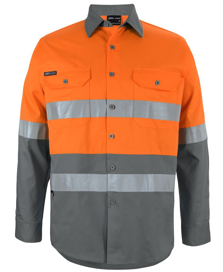 HI VIS  (D+N) L/S 150G W/Shirt-6DNWL*