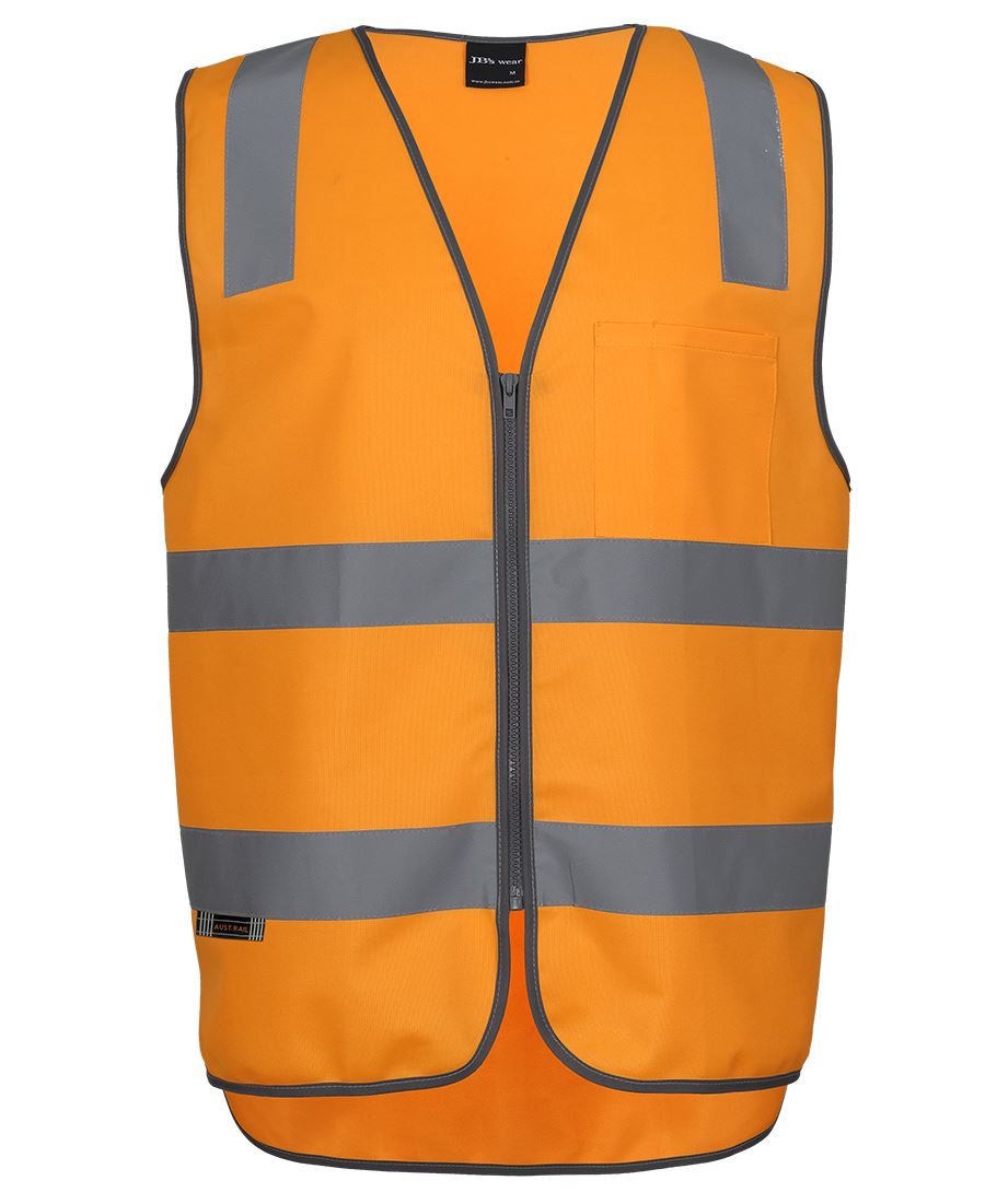 AUST. RAIL (D+N) Zip Safety Vest-6DVTV*