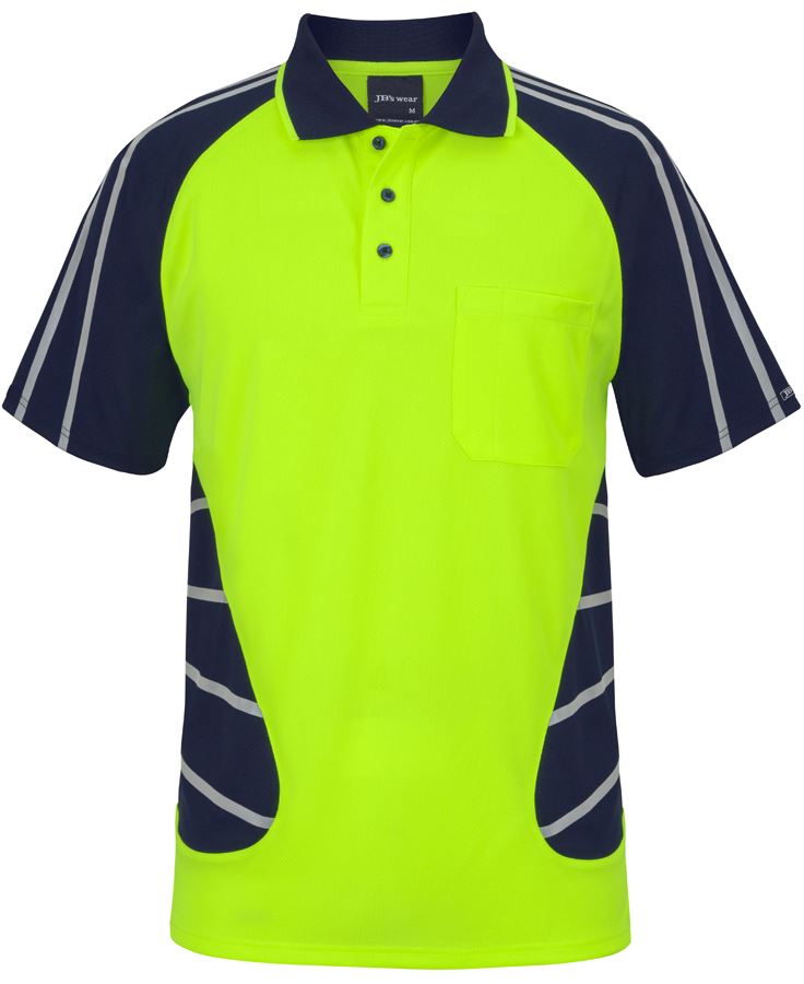 STREET Spider Polo with Reflective Stripes-6HSSR*