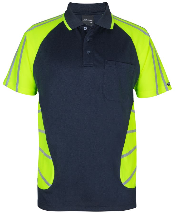 STREET Spider Polo with Reflective Stripes-6HSSR*