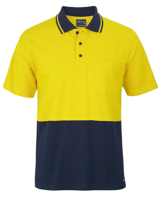 HI VIS S/S Cotton Pique Trad Polo-6HVQS*