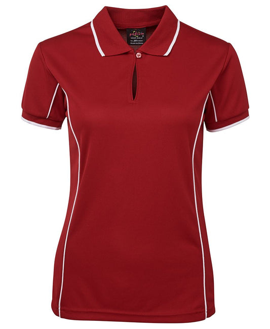 PODIUM LADIES PIPING POLO DK