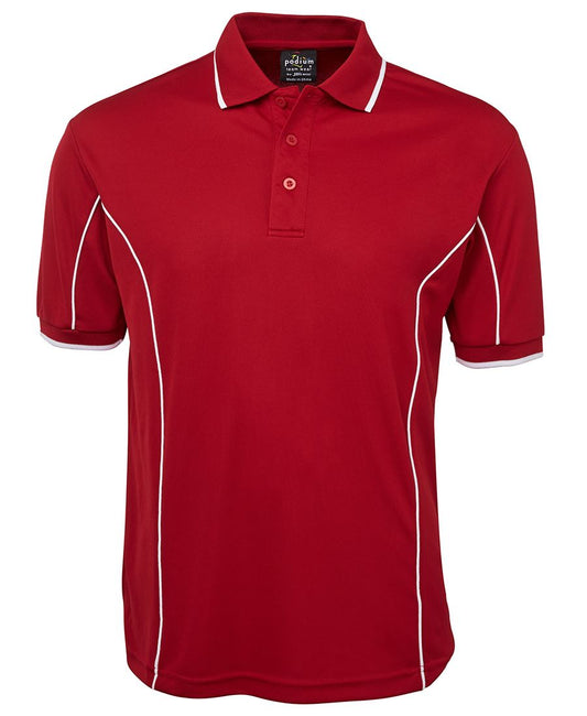 PODIUM S/S PIPING POLO DK