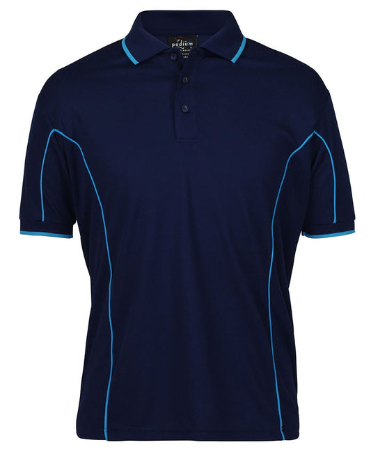 PODIUM S/S PIPING POLO JNR