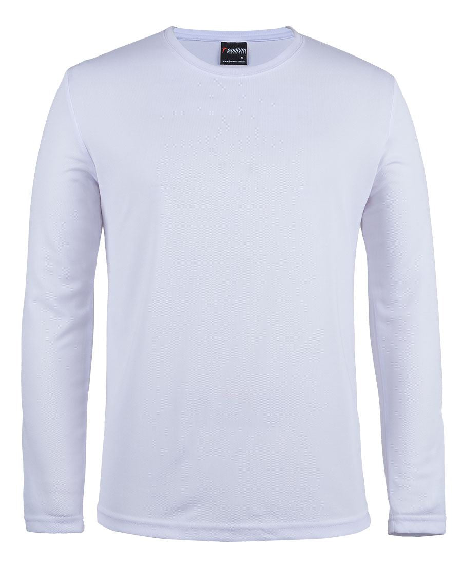 PODIUM L/S Poly Tee Adults-7PLFT