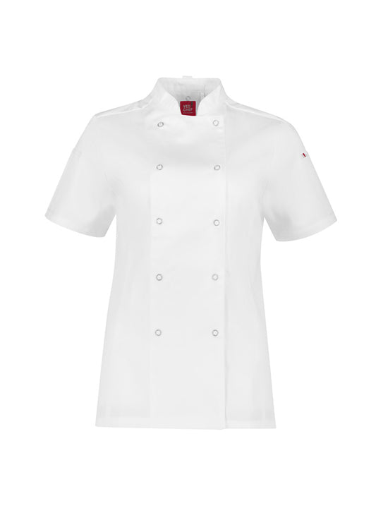 CHEF Jacket Zest Short Sleeve Wo's-CH232LS