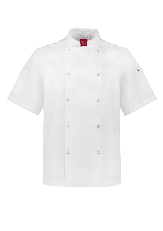 CHEF Jacket Zest Short Sleeve Mens-CH232MS