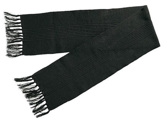 Acrylic Scarf with Tassels-J545