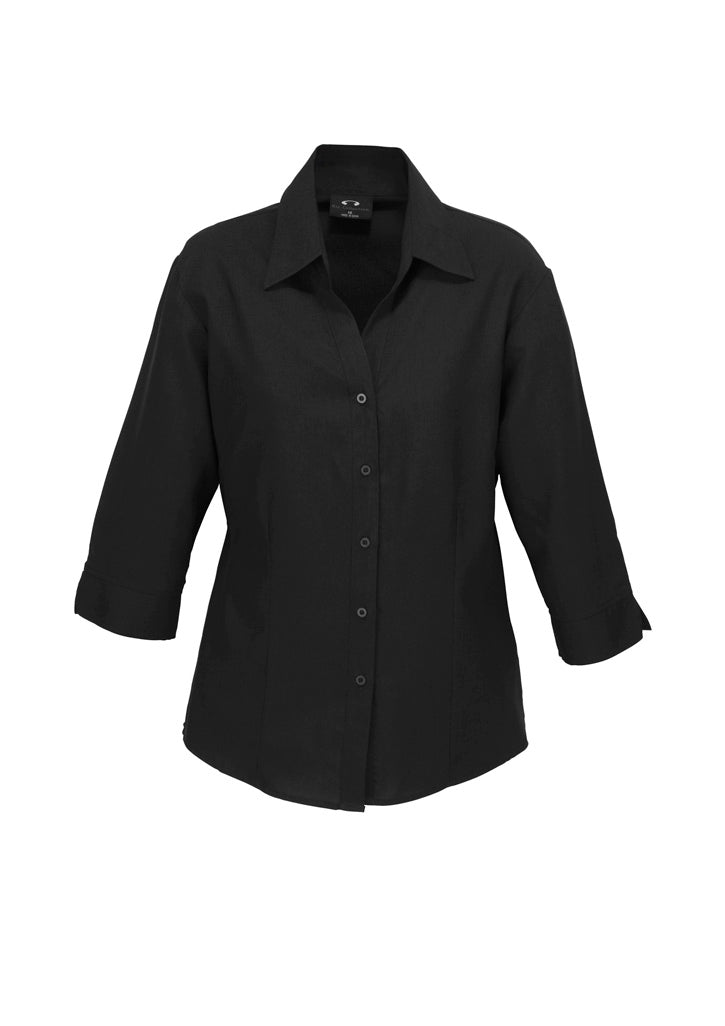 Womens Oasis 3/4 Sleeve Shirt-LB3600
