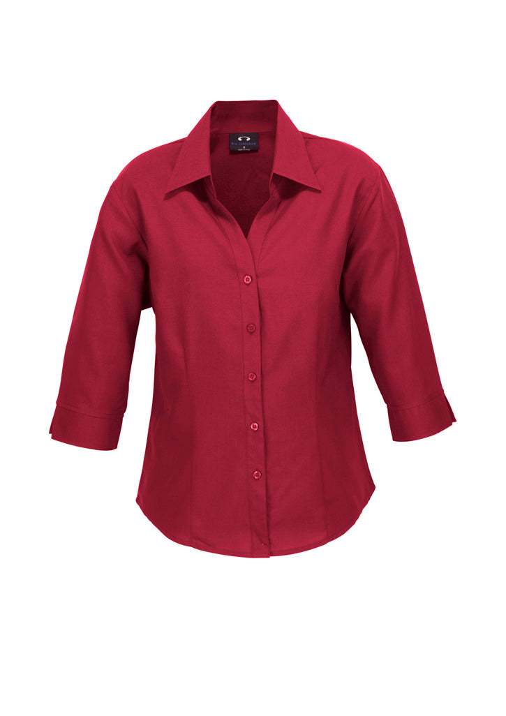 Womens Oasis 3/4 Sleeve Shirt-LB3600