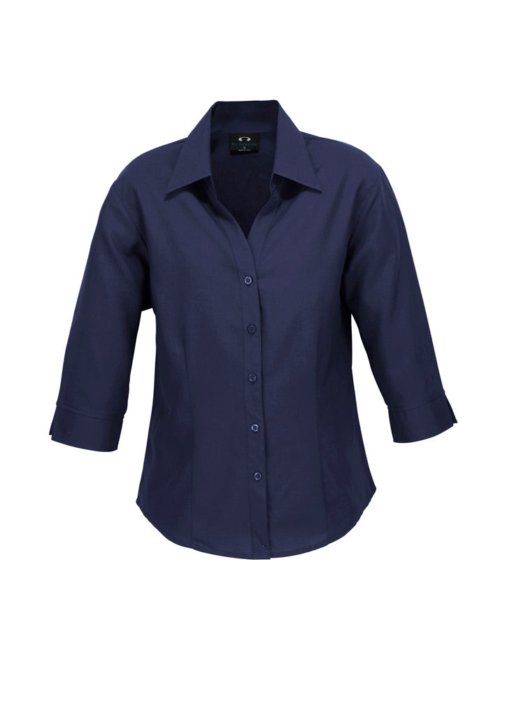 Womens Oasis 3/4 Sleeve Shirt-LB3600