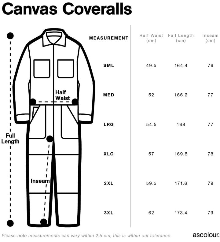 CANVAS Coveralls-5981*
