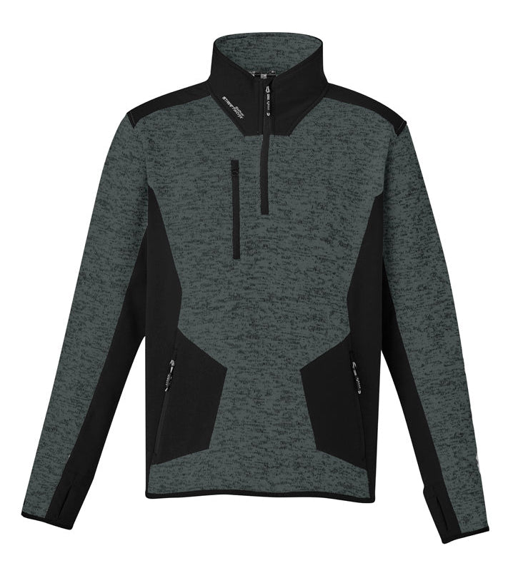 STREETWORX Reinforced Knit 1/2 Zip Pullover Unisex-ZT380*