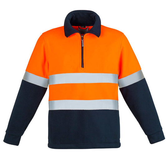 HI VIS Polar Fleece Pullover - Hoop Taped Unisex-ZT461*