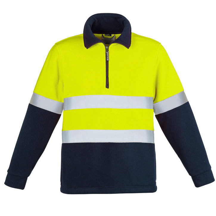 HI VIS Polar Fleece Pullover - Hoop Taped Unisex-ZT461*