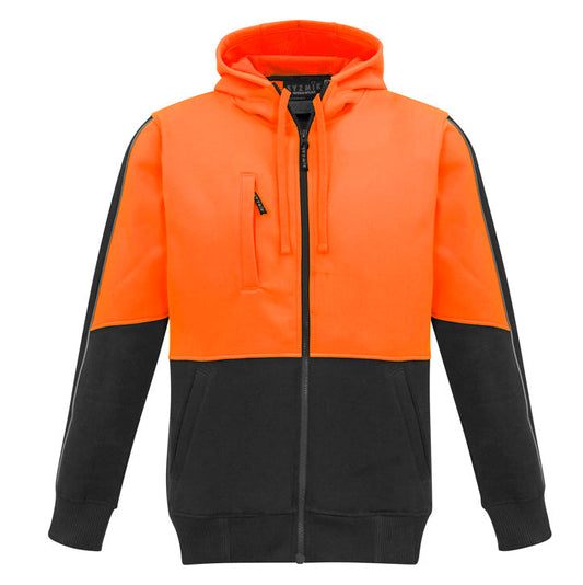 HI VIS Full Zip Hoodie Unisex-ZT485*