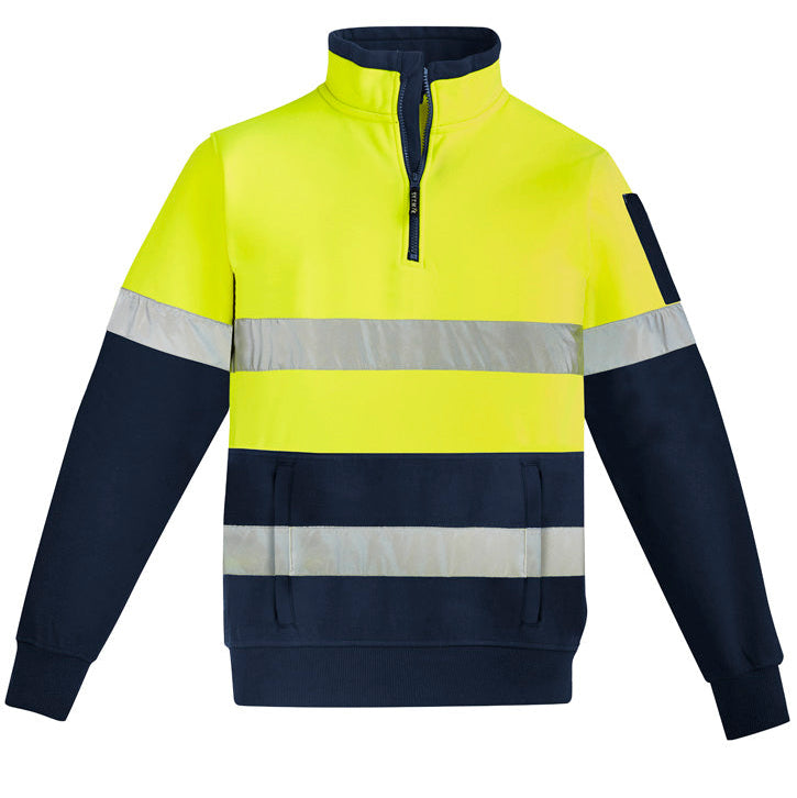 HI VIS 1/4 Zip Pullover - Hoop Taped Unisex-ZT567*